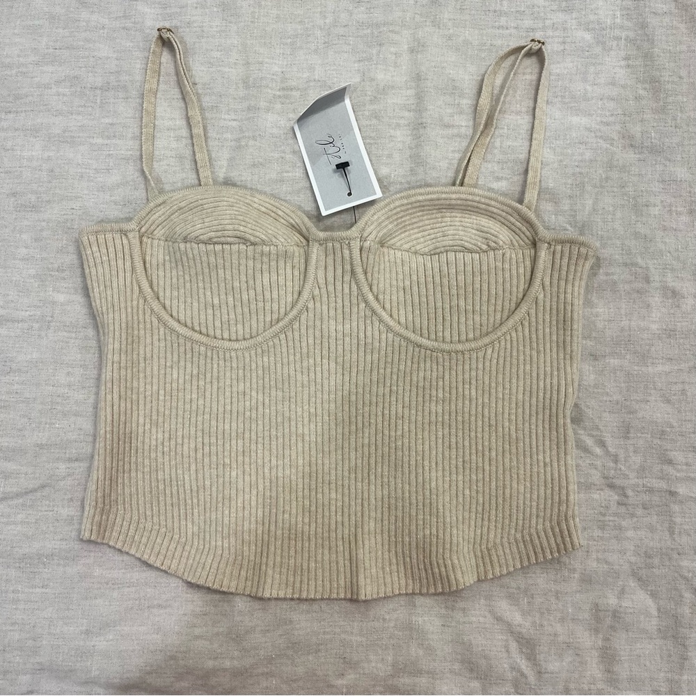 Stile by Per Lei Underwire Knit Tank
